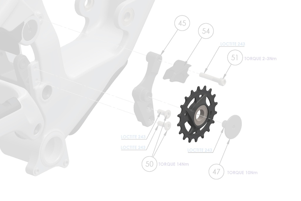 V2 18T Steel Idler Pulley Kit