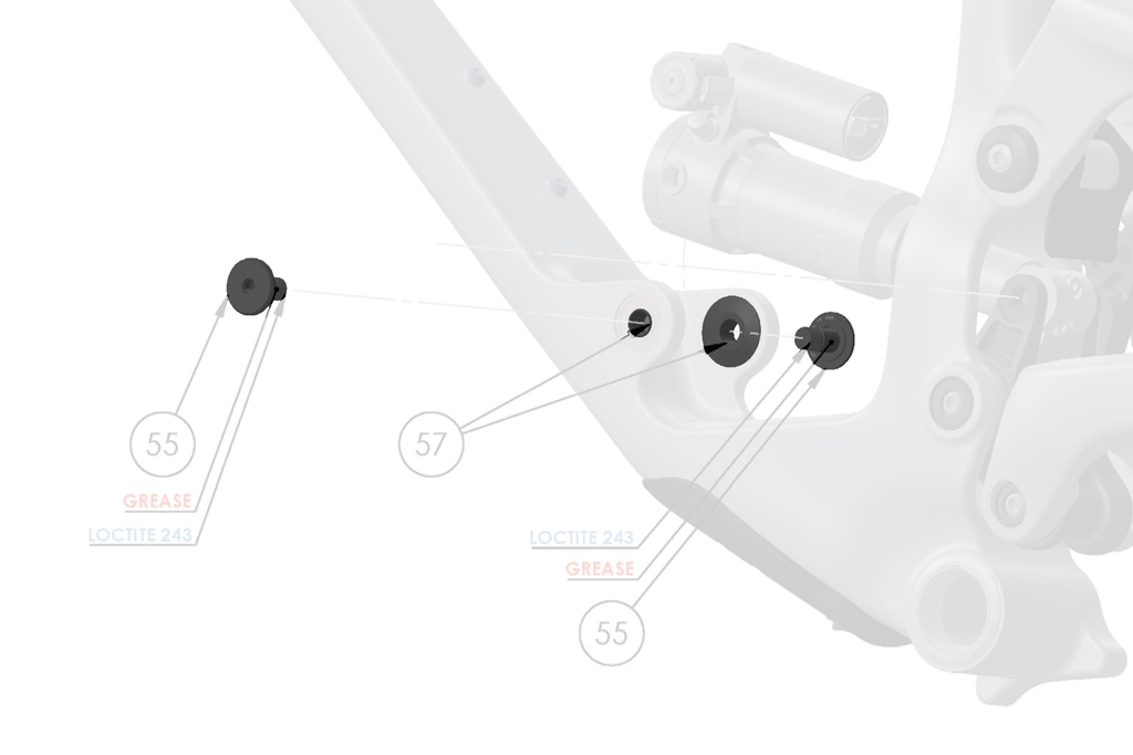 Trunnion Shock Mount Kit