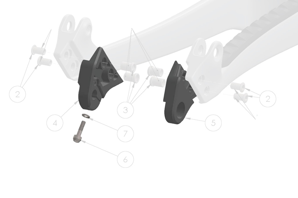 Dreadnought/Supernought Modular Dropouts - Aftermarket