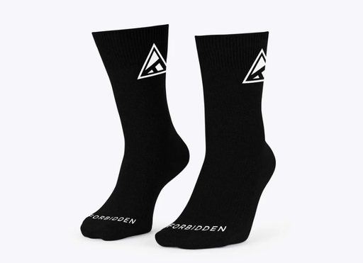 [F23-M3985] Forbidden Crew Socks